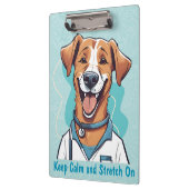 Schattigee hondengeschenken voor fysiotherapeuten  klembord (Links)