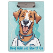 Schattigee hondengeschenken voor fysiotherapeuten  klembord (Voorkant)