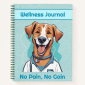 Schattigee hondengeschenken voor fysiotherapeuten notitieboek (Voorkant)