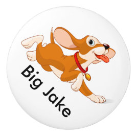 Schattigee hondenladeknoppen keramische knop