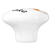 Schattigee hondenladeknoppen keramische knop (Zijkant)