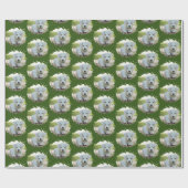 Schattigee Hondenliefhebbers Gepersonaliseerde fot Cadeaupapier (Vlak)