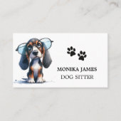 Schattigee hondenoppas visitekaartje (Voorkant)