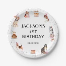 Schattigee hondenpoot-party verjaardag