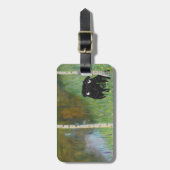 Schattigee hondenpug Gustav Klimt Forest Bagagelabel (Voorkant verticaal)