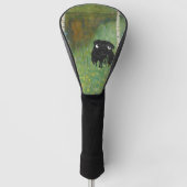 Schattigee hondenpug Gustav Klimt Forest Golfheadcover (Voorkant)