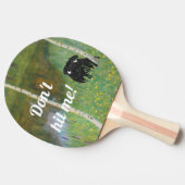 Schattigee hondenpug Gustav Klimt Forest Tafeltennisbatje (Zijkant)