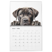 Schattigee hondenpuppy oogkalender kalender (Mar 2026)