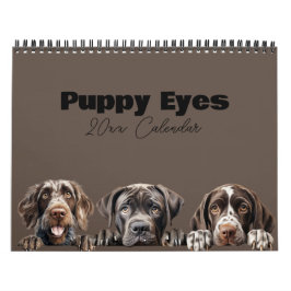 Schattigee hondenpuppy oogkalender kalender