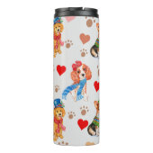 Schattigee Hondenrassen en poten Thermosbeker (Achterkant)