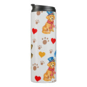 Schattigee Hondenrassen en poten Thermosbeker (Geroteerd rechts)