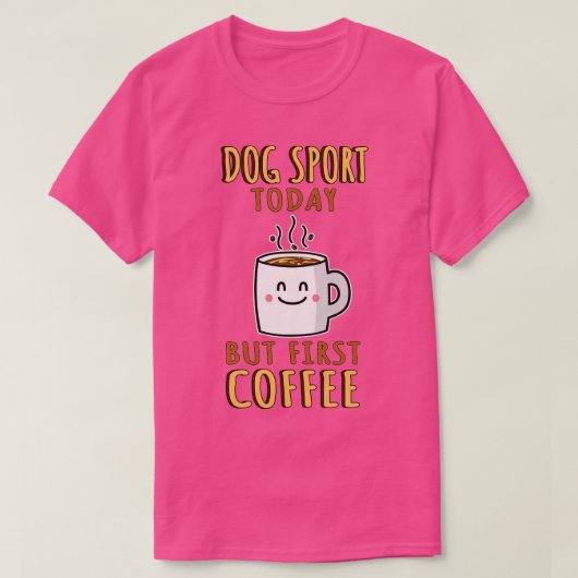 Schattigee hondensport t-shirt (Design voorkant)