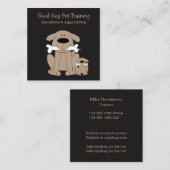 Schattigee hondentraining visitekaartjes (Voorkant / Achterkant)