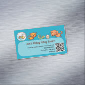 Schattigee hondenuitlaten dierenverzorging Huisdie Magnetisch Visitekaartje (Voorbeeld)