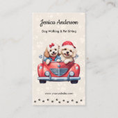 Schattigee hondenverzorging diensten groomer poota visitekaartje (Voorkant)