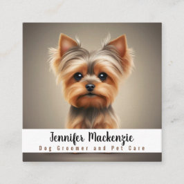 Schattigee hondenverzorging Dierenverzorging Vierkante Visitekaartje