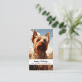 Schattigee hondenverzorging Dierenverzorging Visitekaartje (Staand voorkant)