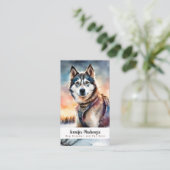 Schattigee hondenverzorging Dierenverzorging Visitekaartje (Staand voorkant)