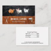 Schattigee hondjes | Hulpmiddelen voor het verzorg Visitekaartje (Voorkant / Achterkant)