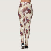 Schattigee hondjes knuffelen leggings (Achterkant)