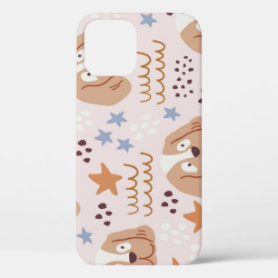 Schattigee hondjes, sterretjes, lijnen: naadloos Case-Mate iPhone case