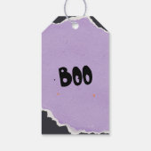 Schattigee hondjes Trick or treat Halloween uitnod Cadeaulabel (Achterkant)