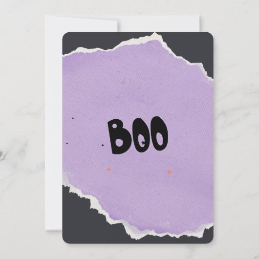 Schattigee hondjes Trick or treat Halloween uitnod Kaart (Achterkant)