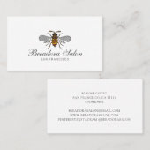 Schattigee Honey Bee Beauty en Hair Salon Visitekaartje (Voorkant / Achterkant)