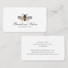 Schattigee Honey Bee Beauty en Hair Salon Visitekaartje