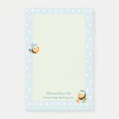 Schattigee Honey Bee Kinder Post-it® Notes (Voorkant)