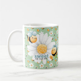 Schattigee Honey Bee Pattern Custom Mok