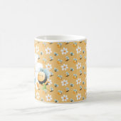 Schattigee Honey Bee Pattern Custom Mok (Center)