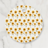 Schattigee honingbij Beer Ba-Bee Shower Bedankjes Labels (Achterkant)