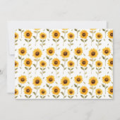 Schattigee honingbij Beer Ba-Bee Shower Bedankkaart (Achterkant)