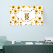Schattigee honingbij Beer Ba-Bee Shower Spandoek (Beurs)