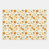 Schattigee honingbij bijenkorf Baby shower Inpakpapier Vel (Voorkant)