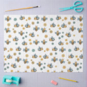 Schattigee Honingbijen & Bloemen Wildbloemen Tissuepapier (Craft)