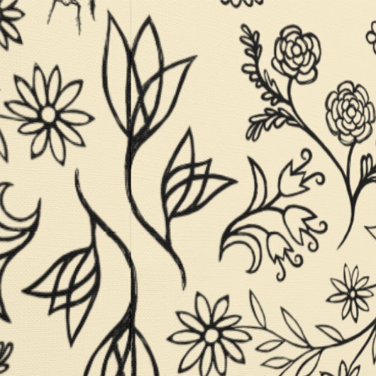 Schattigee Honingbijen Boho Floral Modern Lichtgee Behang (Zoom)