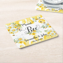 Schattigee Honingbijen Geel Bloemen Trouwen Bedoel