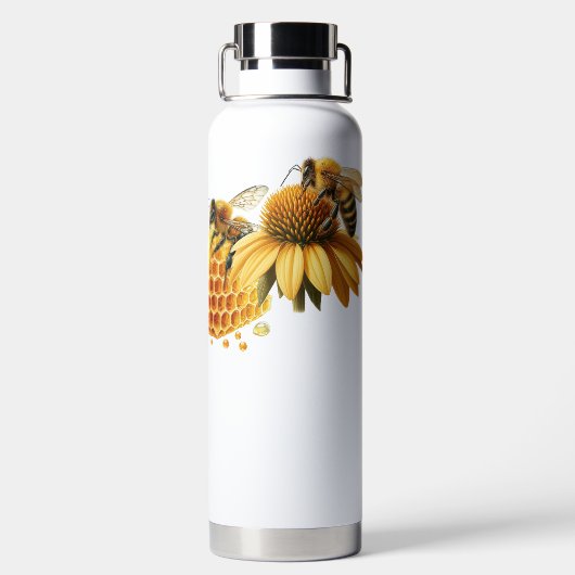 SCHATTIGEE HONINGBIJEN, HONINGRAATJES, POTTEN HONI WATERFLES (Achterkant)