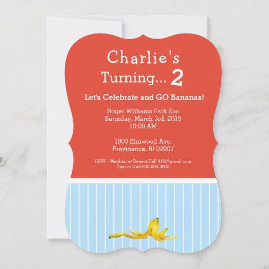 Schattigee Honkbal Monkey Boys Verjaardagsfeest Kaart (Achterkant)