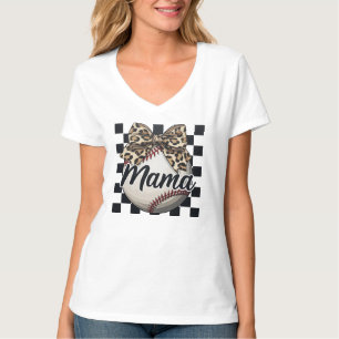 Schattigee honkbal sport moeder t-shirt