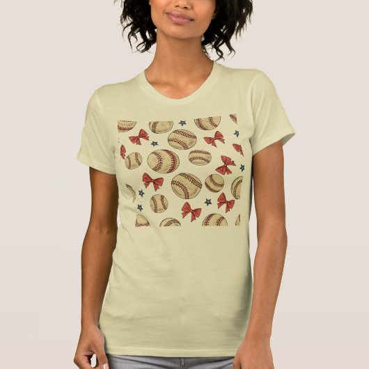 Schattigee  honkbalboog t-shirt (Voorkant)