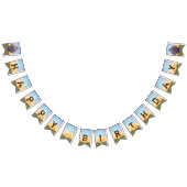 Schattigee hoofden en staarten Hippo Verjaardagsfe Vlaggetjes (Alle)