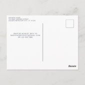 Schattigee Hoogland Koe Herfst Baby shower Invitat Briefkaart (Achterkant)