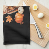 Schattigee Hoogland Koe Herfst Herfst Girly Thanks Theedoek (Quarter Fold)