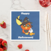 Schattigee Hoot Owl Halloween Servet (Insitu)