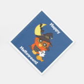 Schattigee Hoot Owl Halloween Servet (Hoek)