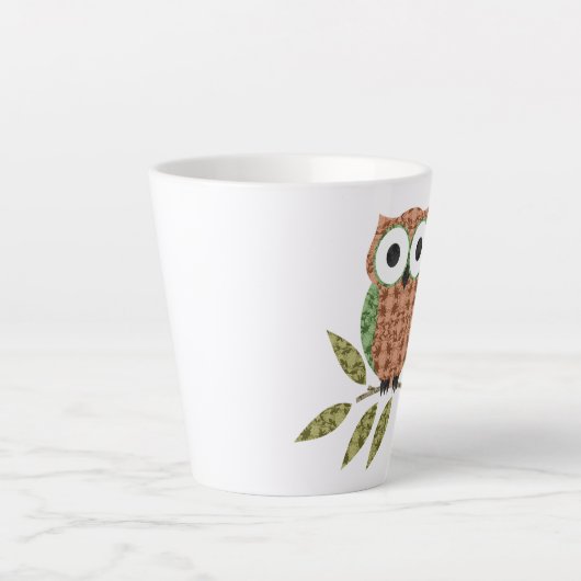 Schattigee Hoot Uil Espresso Mok (Voorkant)