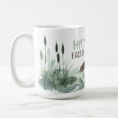 Schattigee Hoppy Easter Bunny Waterverf Pastel Koffiemok (Links)